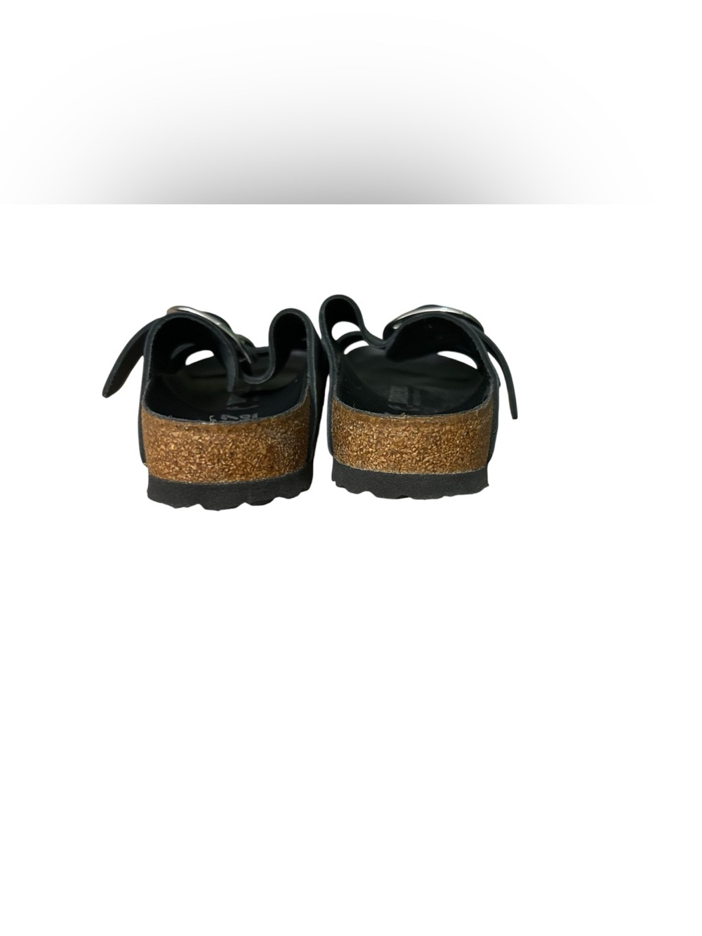 WOMEN’S BIRKENSTOCK ARIZONA BIG BUCKLE BLACK LEATHER - SZ 37 - RETAIL $175 - Picture 4 of 4
